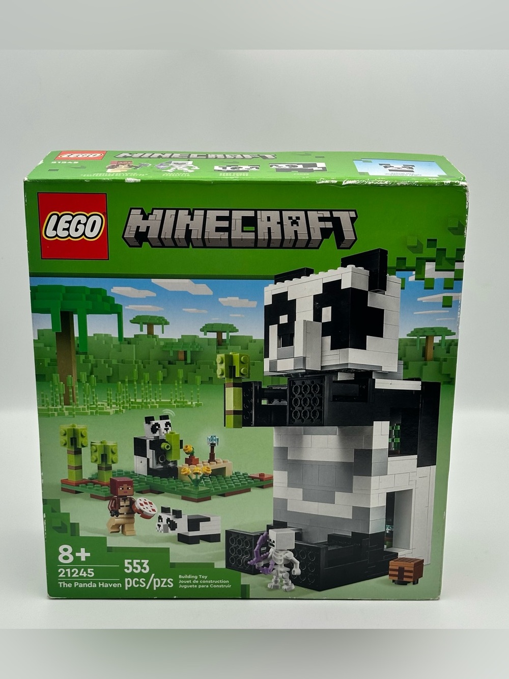 LEGO Minecraft: The Panda Haven (21245) Box has Creases - New Sealed
